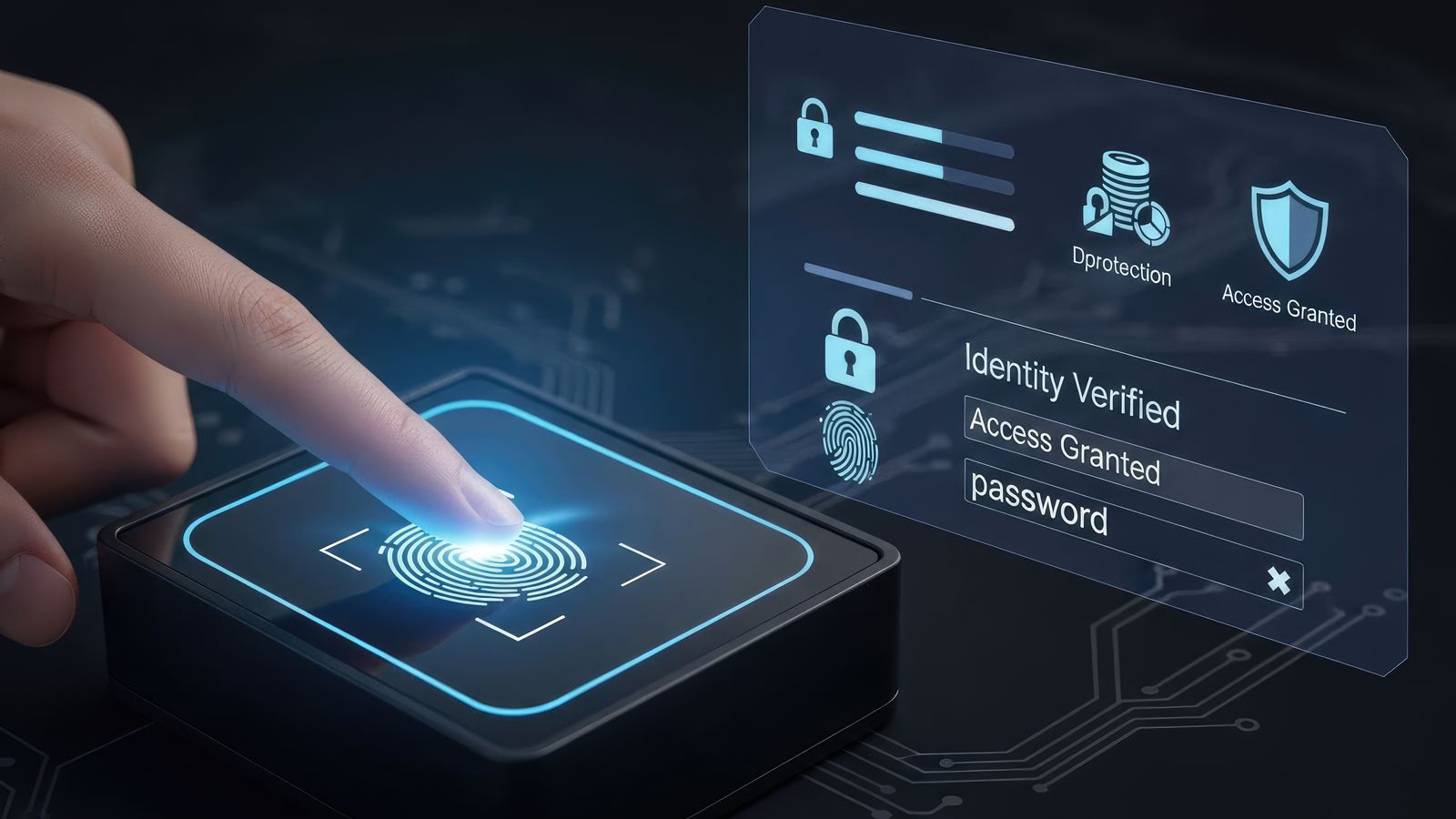 Passwordless authentication with biometrics